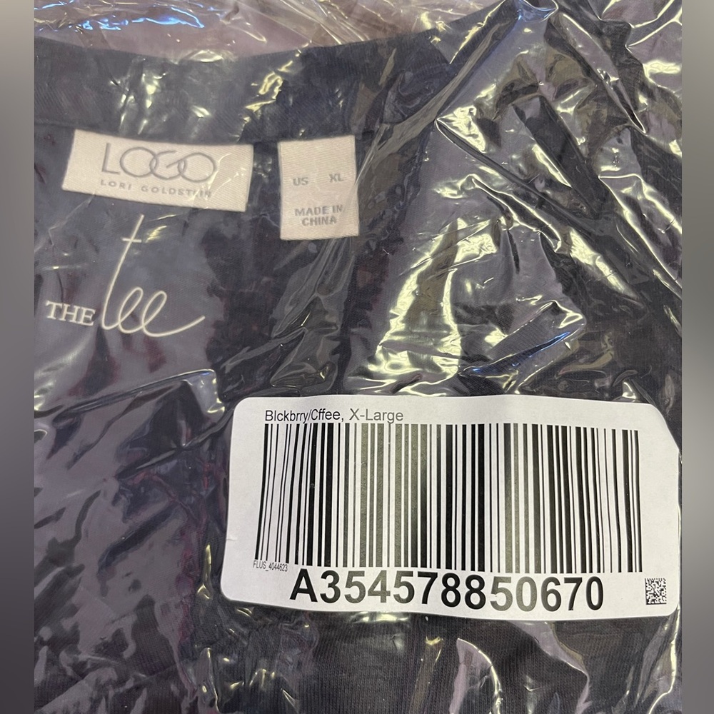 LOGO Principles by Lori Goldstein Cotton Modal "The Tee" 2-Pack A354578 - Picture 4 of 5